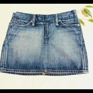 Mini Jean skirt